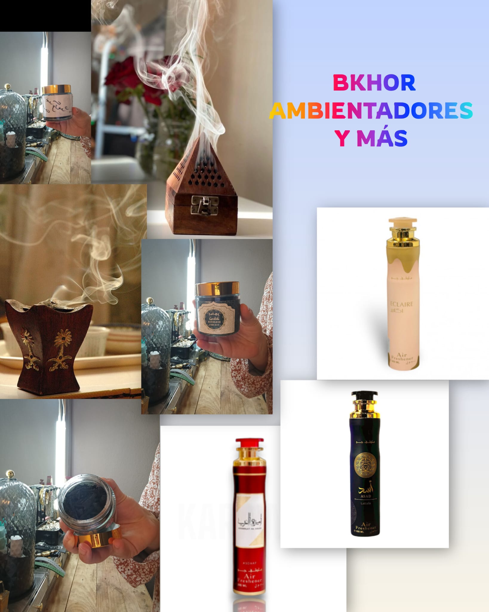 Ambientadores / Bkhor y mucho mas