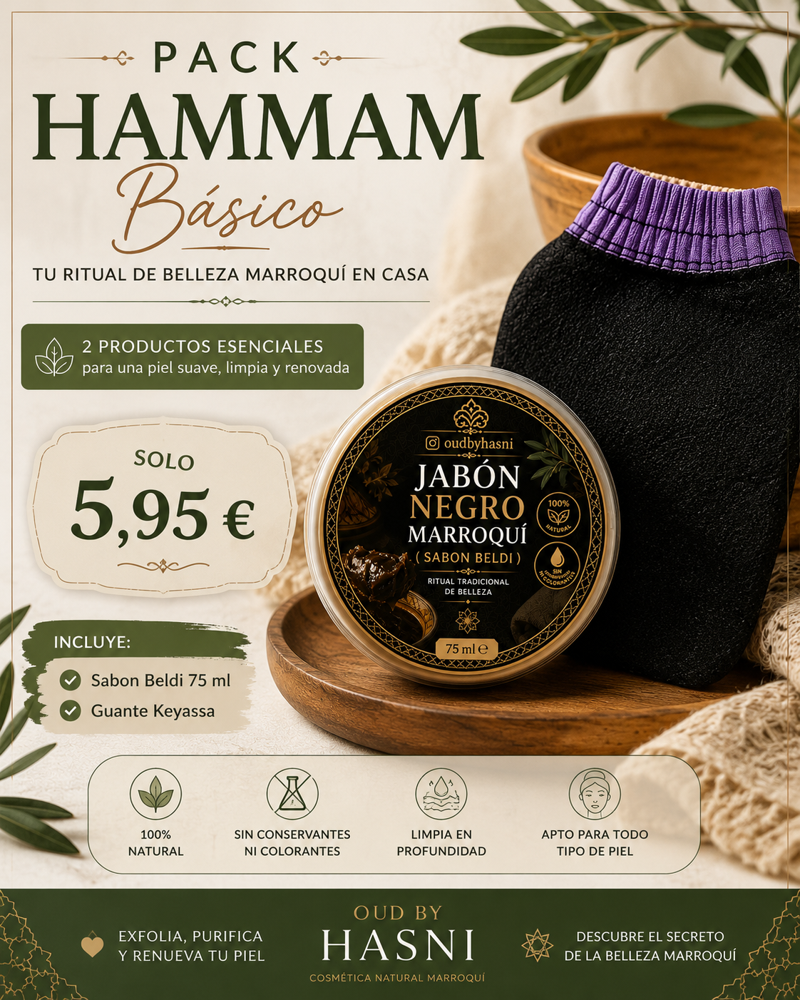 🌿Pack Hammam Básico