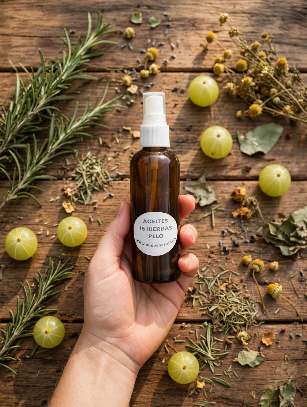 Aceite Capilar para fortalecimiento y Crecimiento
