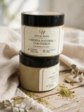 Henna Natural Con Indigo Tono Burdeos Chocolate